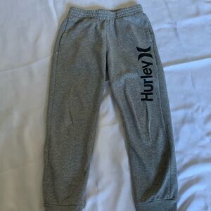 Like new grey Hurley boys sweat pants